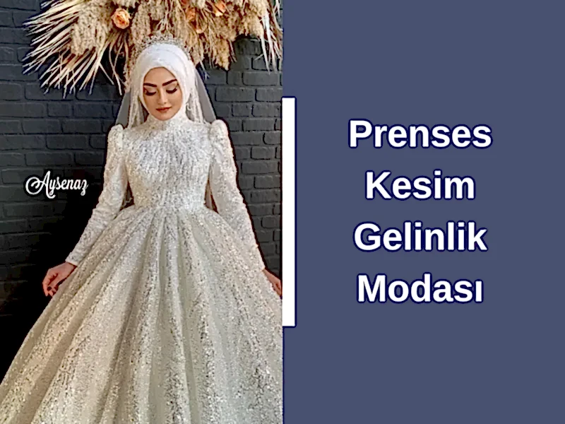 Prenses Kesim Gelinlik Modası
