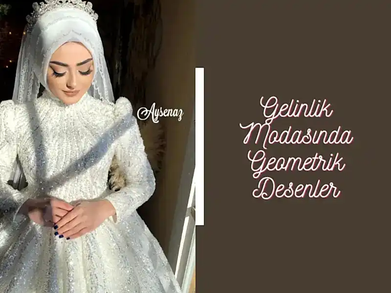 Gelinlik Modası: Geometrik Desenler
