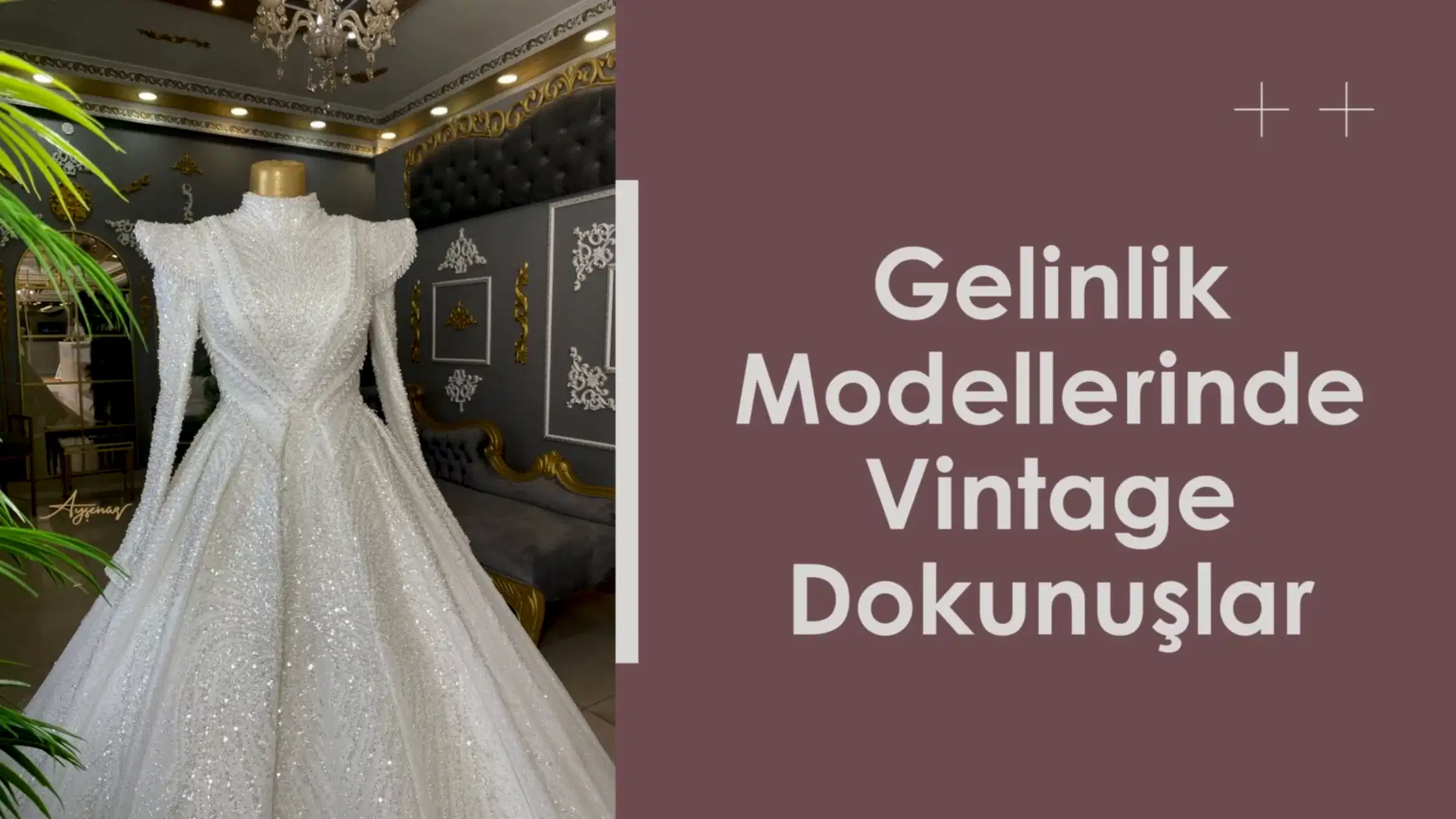 Gelinlik Modellerinde Vintage Dokunuşlar