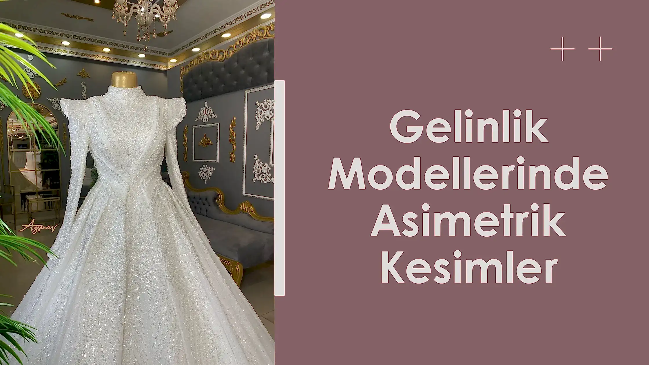Gelinlik Modellerinde Asimetrik Kesimler