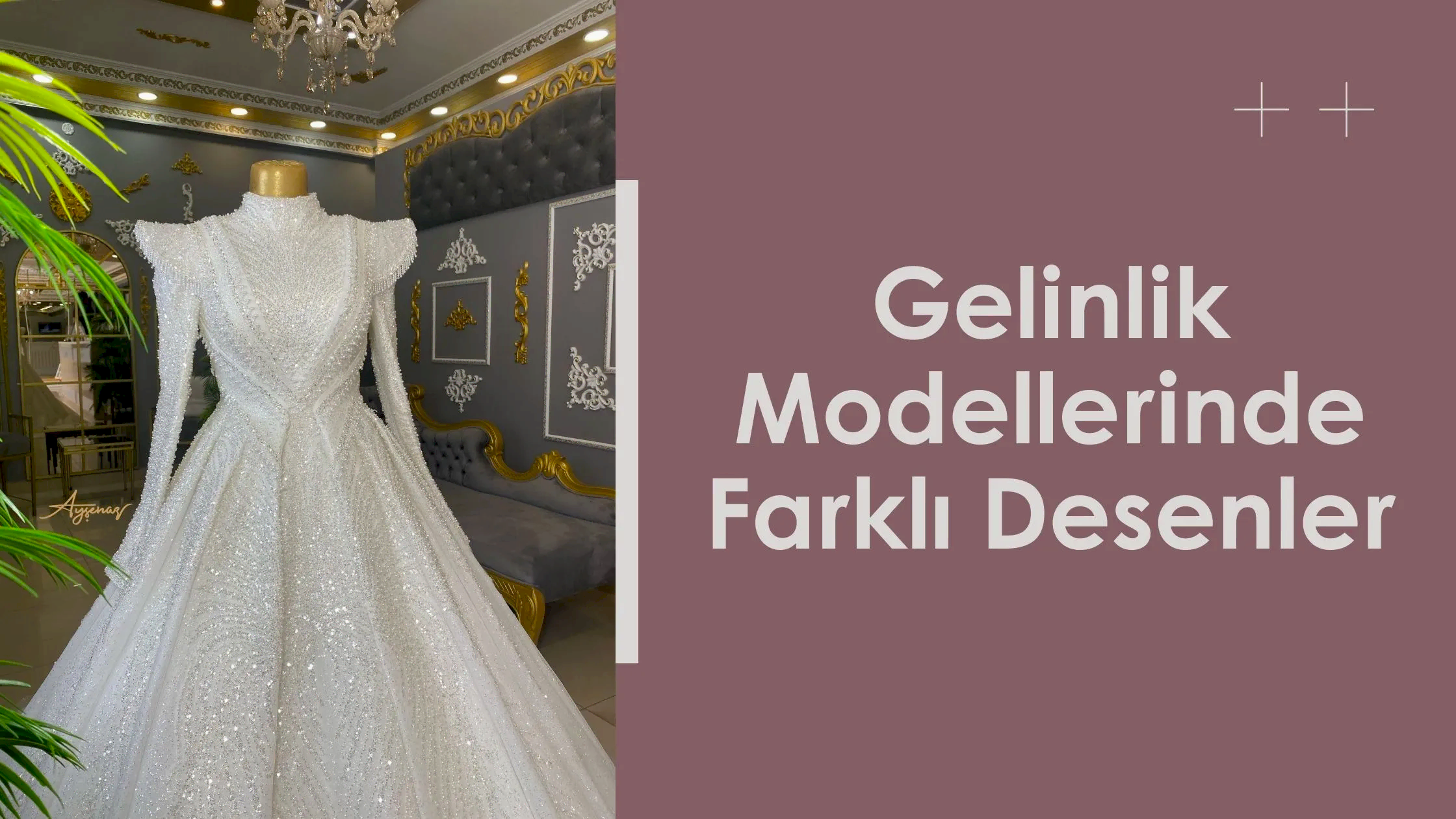 Gelinlik Modellerinde Farklı Desenler
