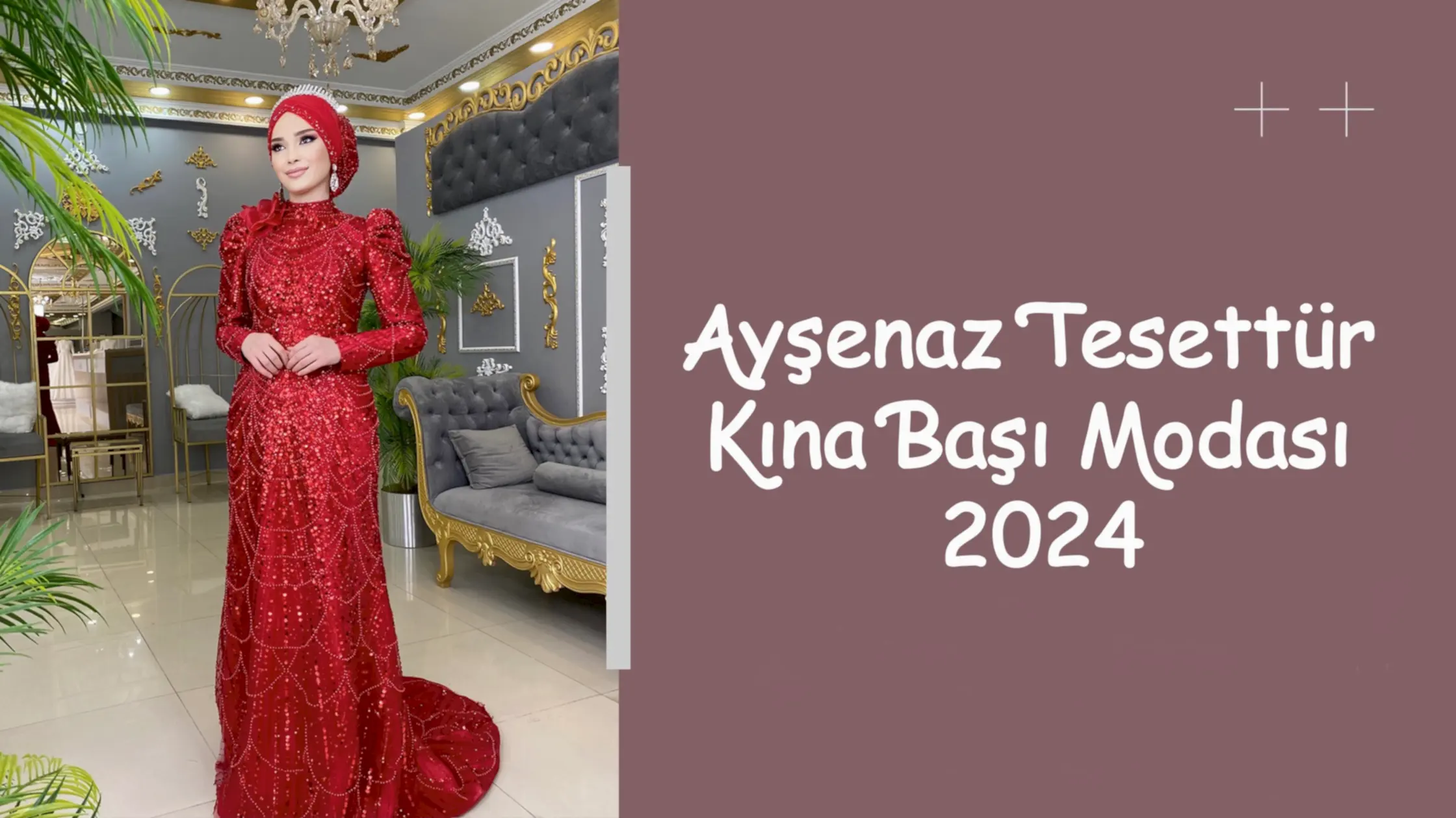 Ayşenaz Tesettür Kına Başı Modası 2024