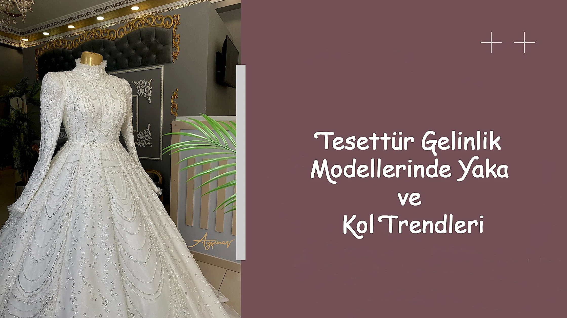 Tesettür Gelinlik Modellerinde Yaka ve Kol Trendleri
