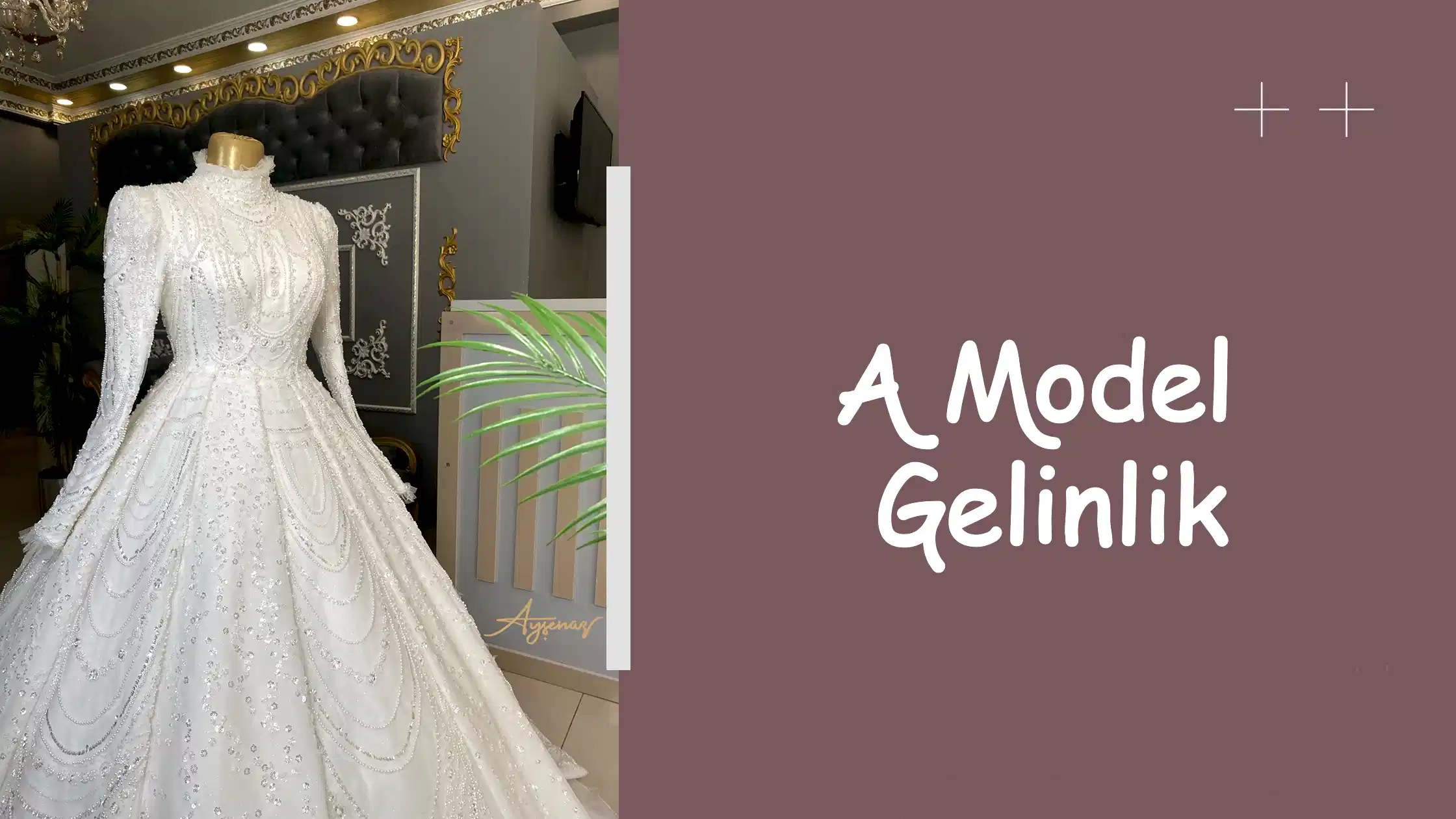 A Model Gelinlik