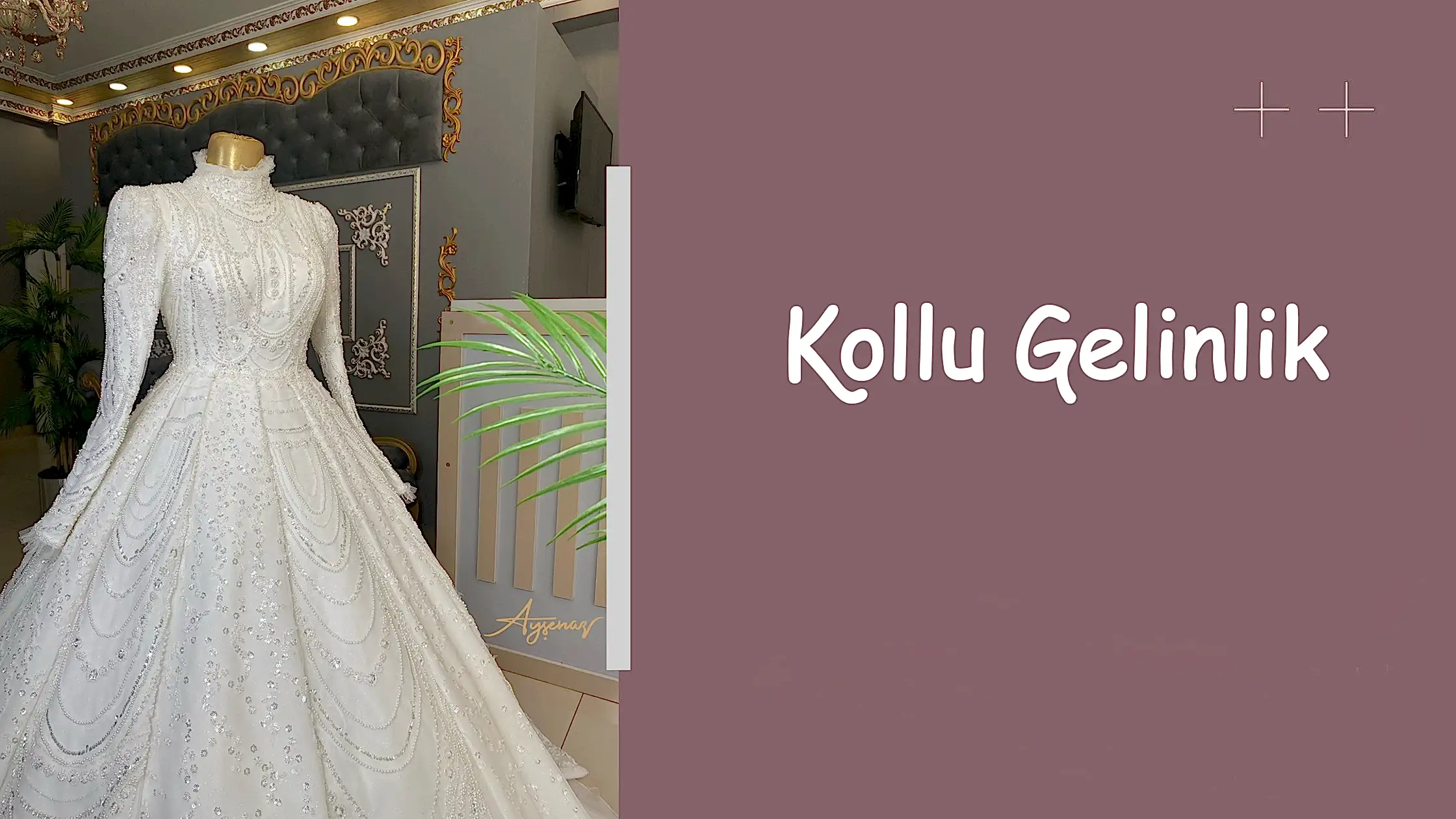 Kollu Gelinlik