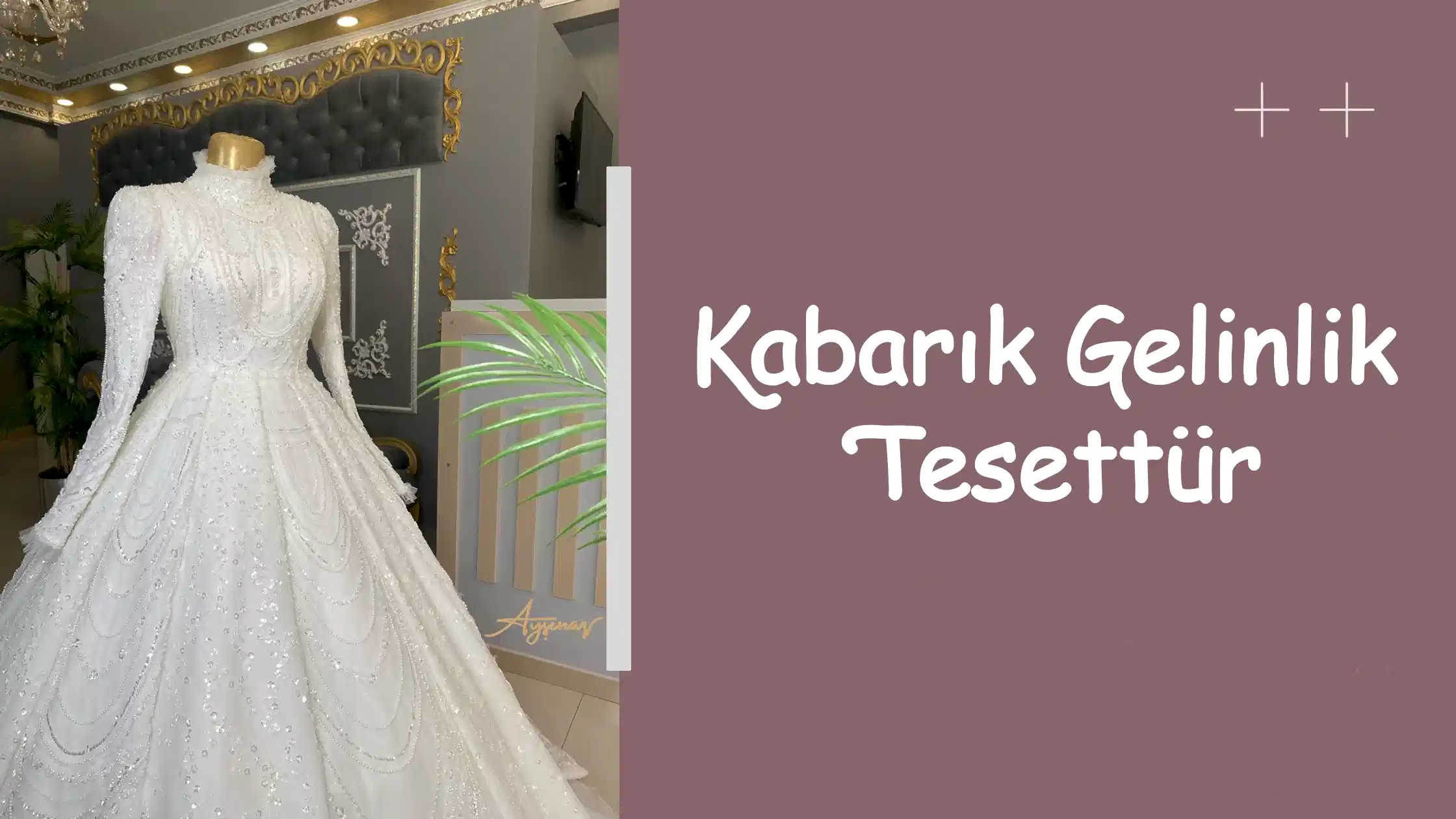 Kabarık Gelinlik Tesettür