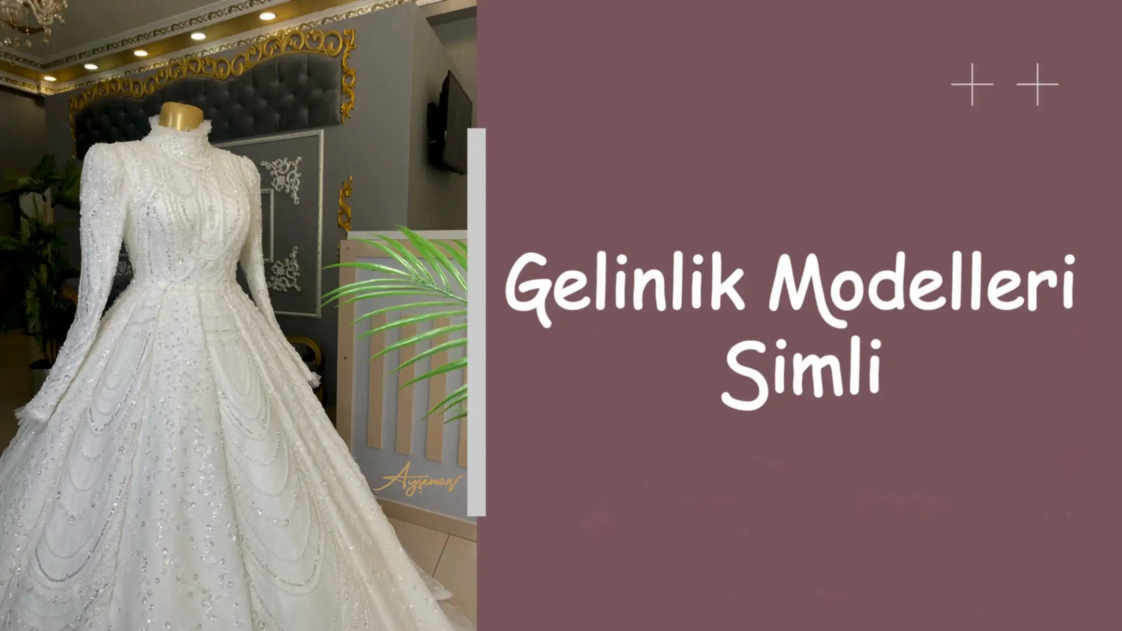Gelinlik Modelleri Simli