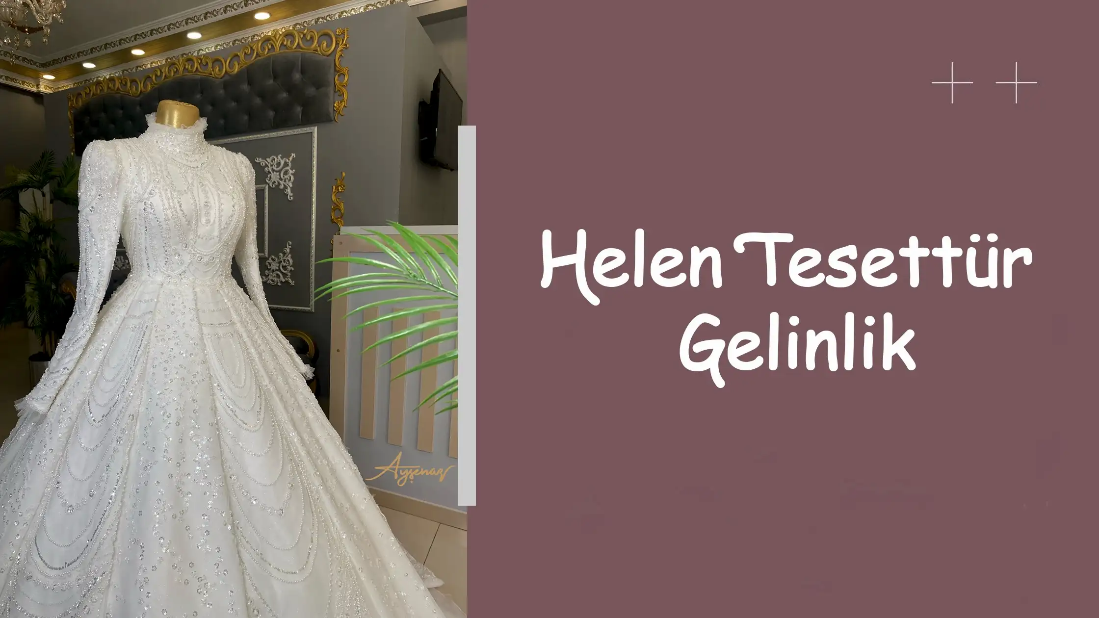 Helen Tesettür Gelinlik