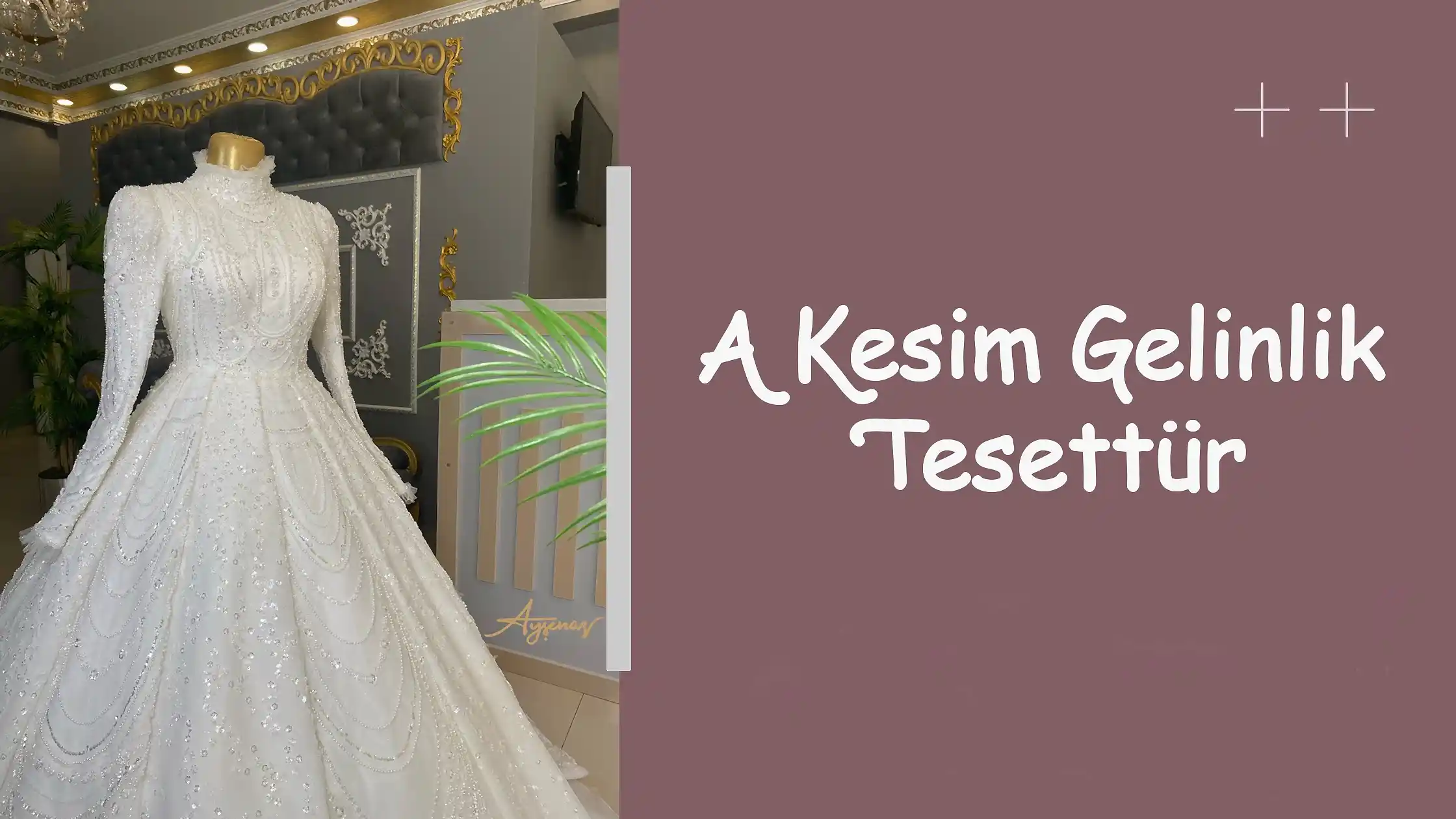 A Kesim Gelinlik Tesettür