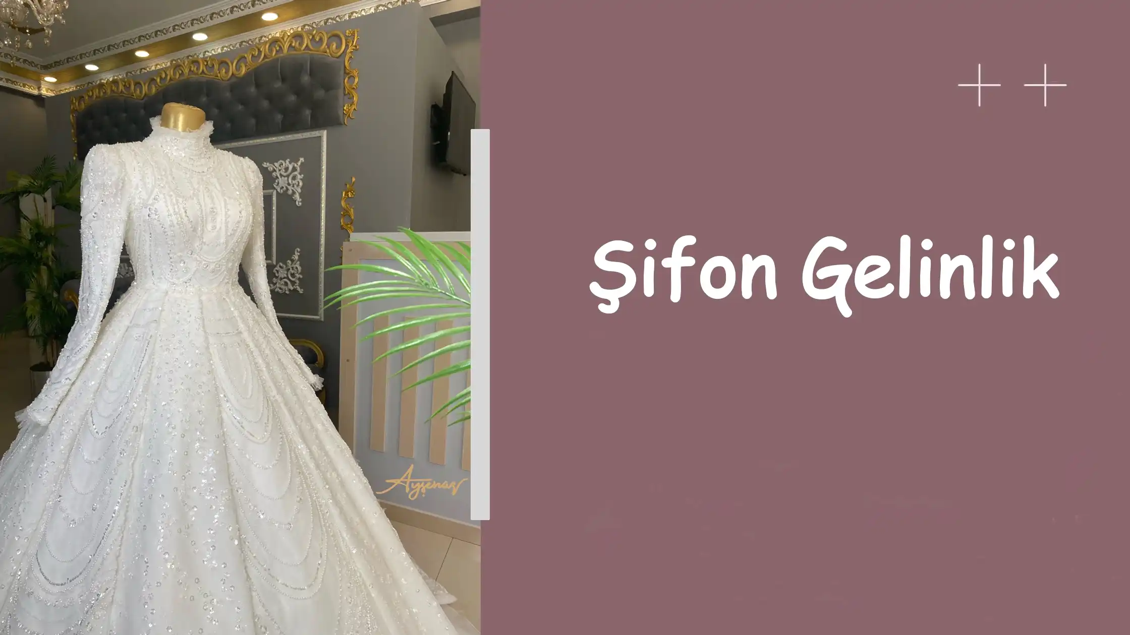 Şifon Gelinlik