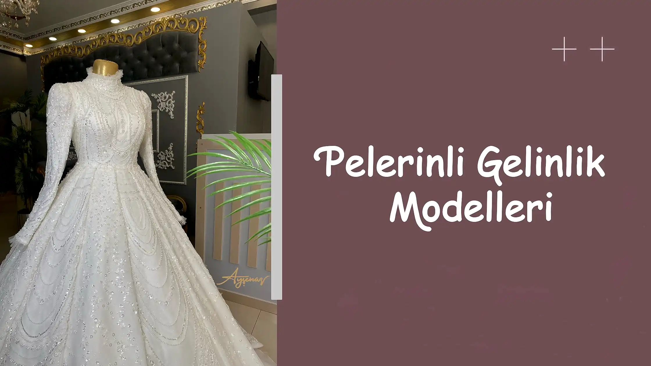Pelerinli Gelinlik Modelleri