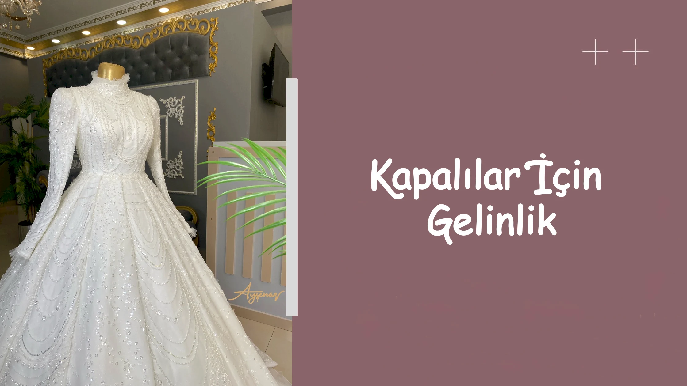 Kapalılar İçin Gelinlik