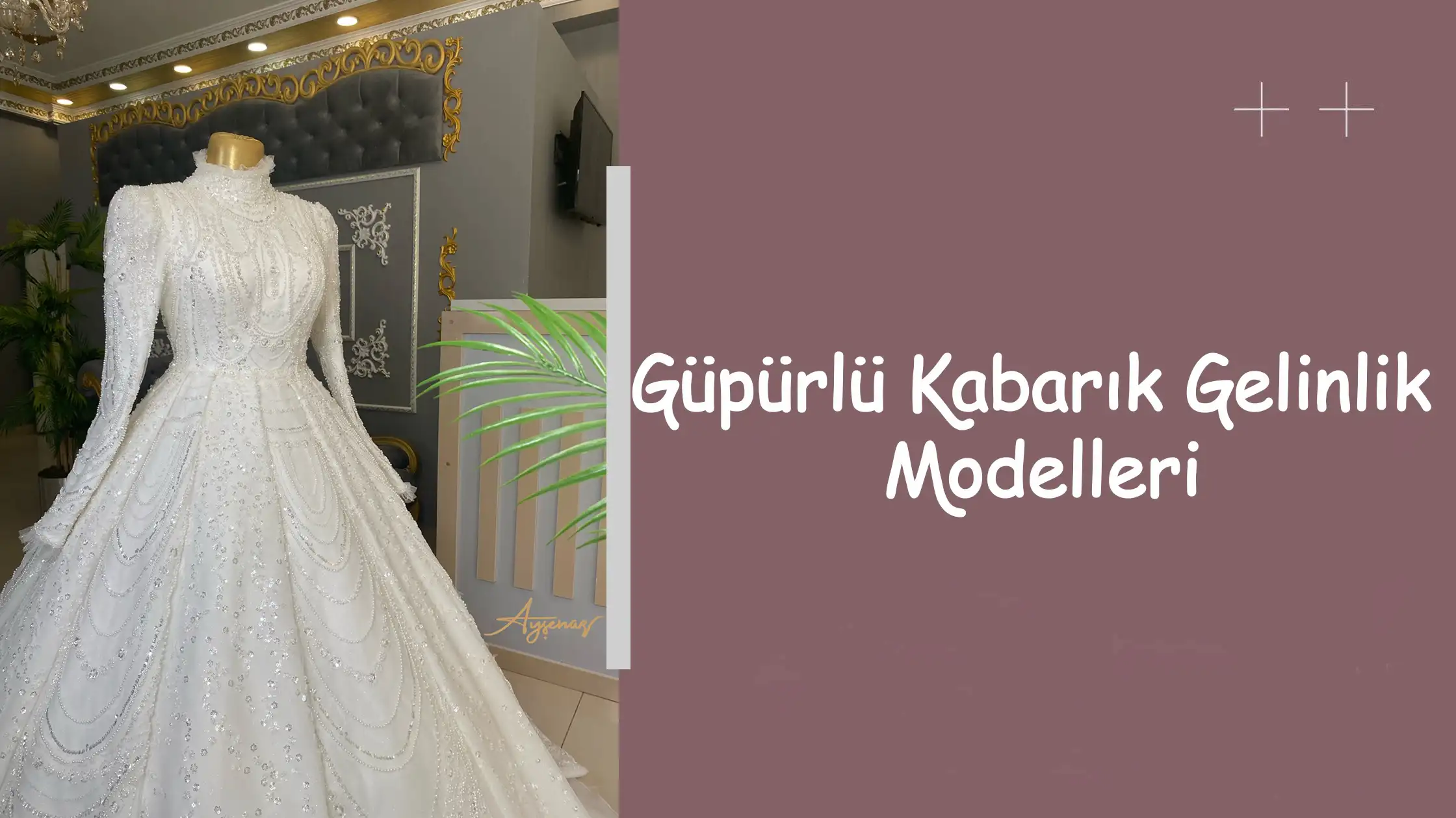 Güpürlü Kabarık Gelinlik Modelleri