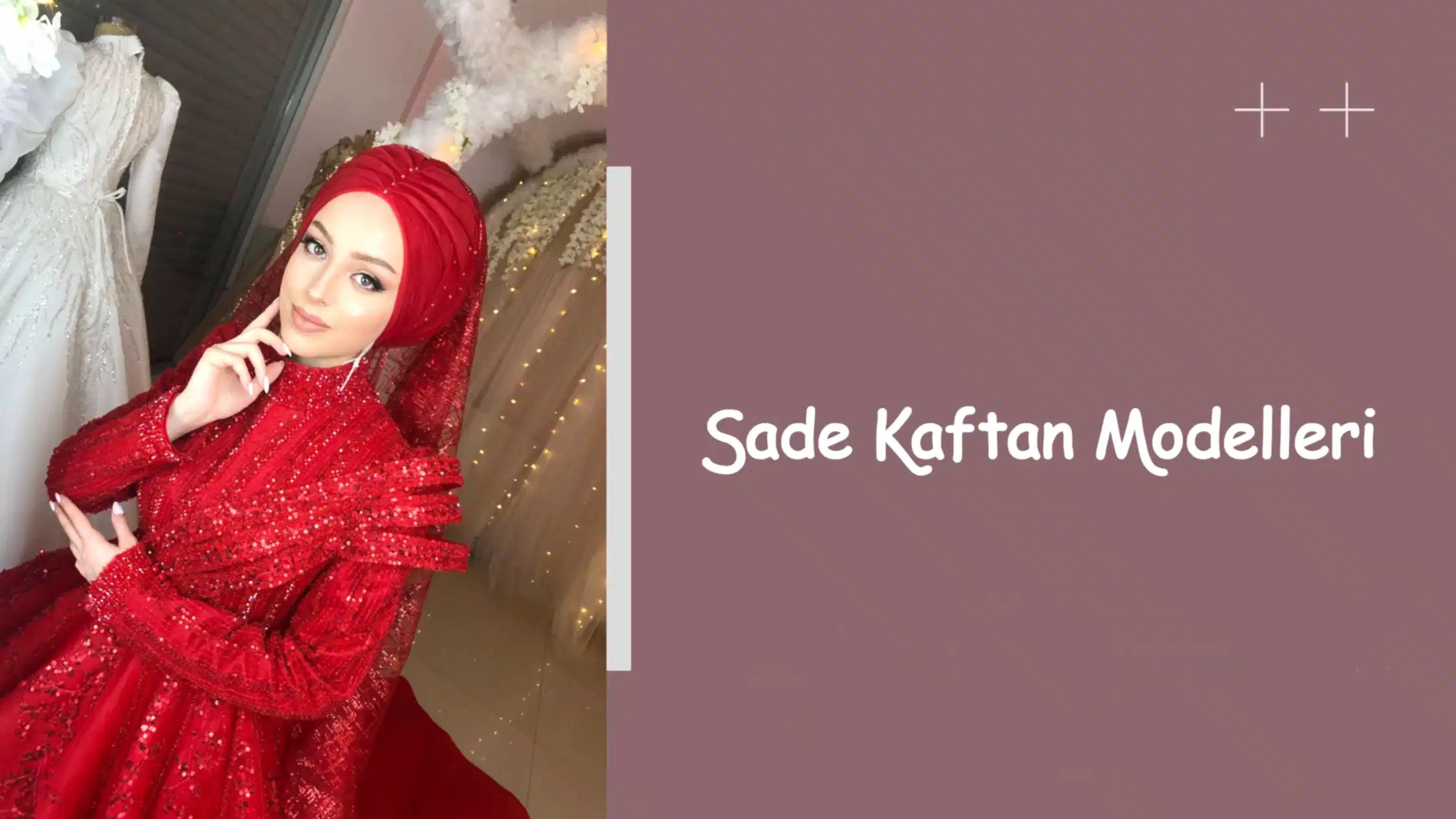 Sade Kaftan Modelleri