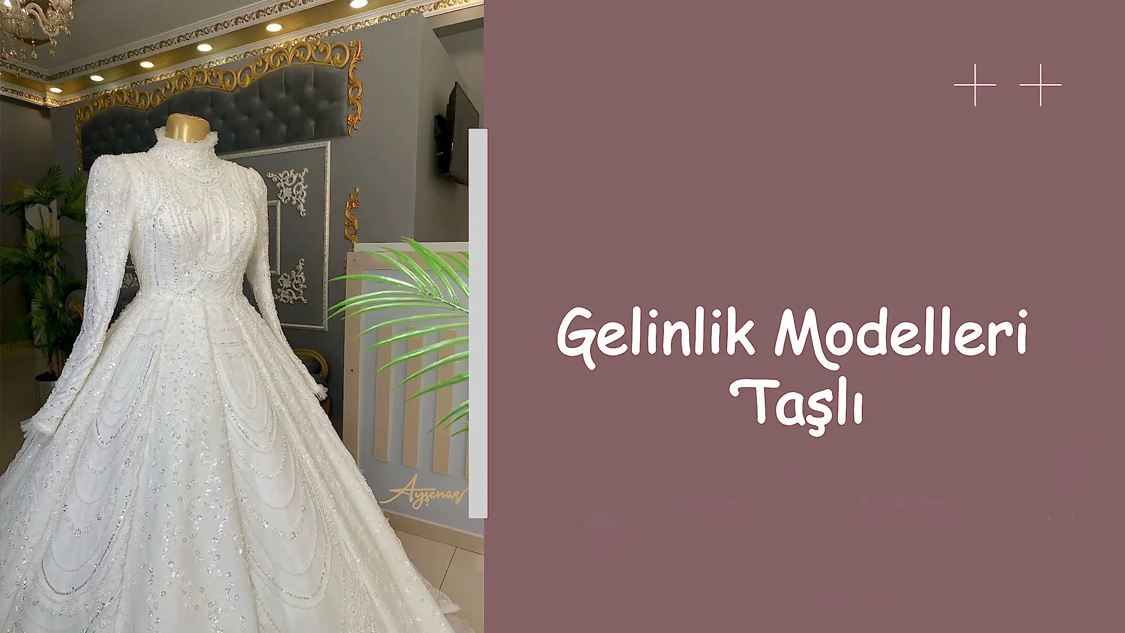 Gelinlik Modelleri Taşlı