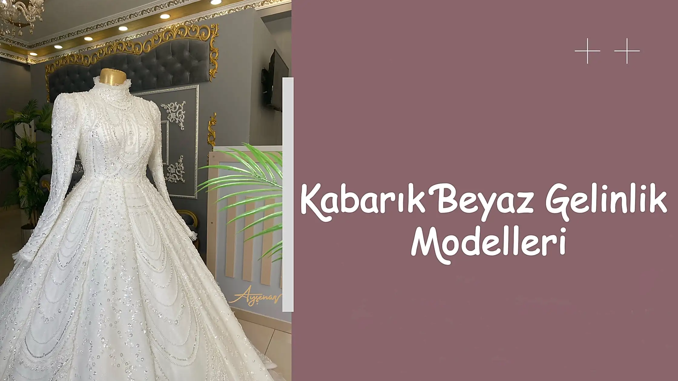 Kabarık Beyaz Gelinlik Modelleri