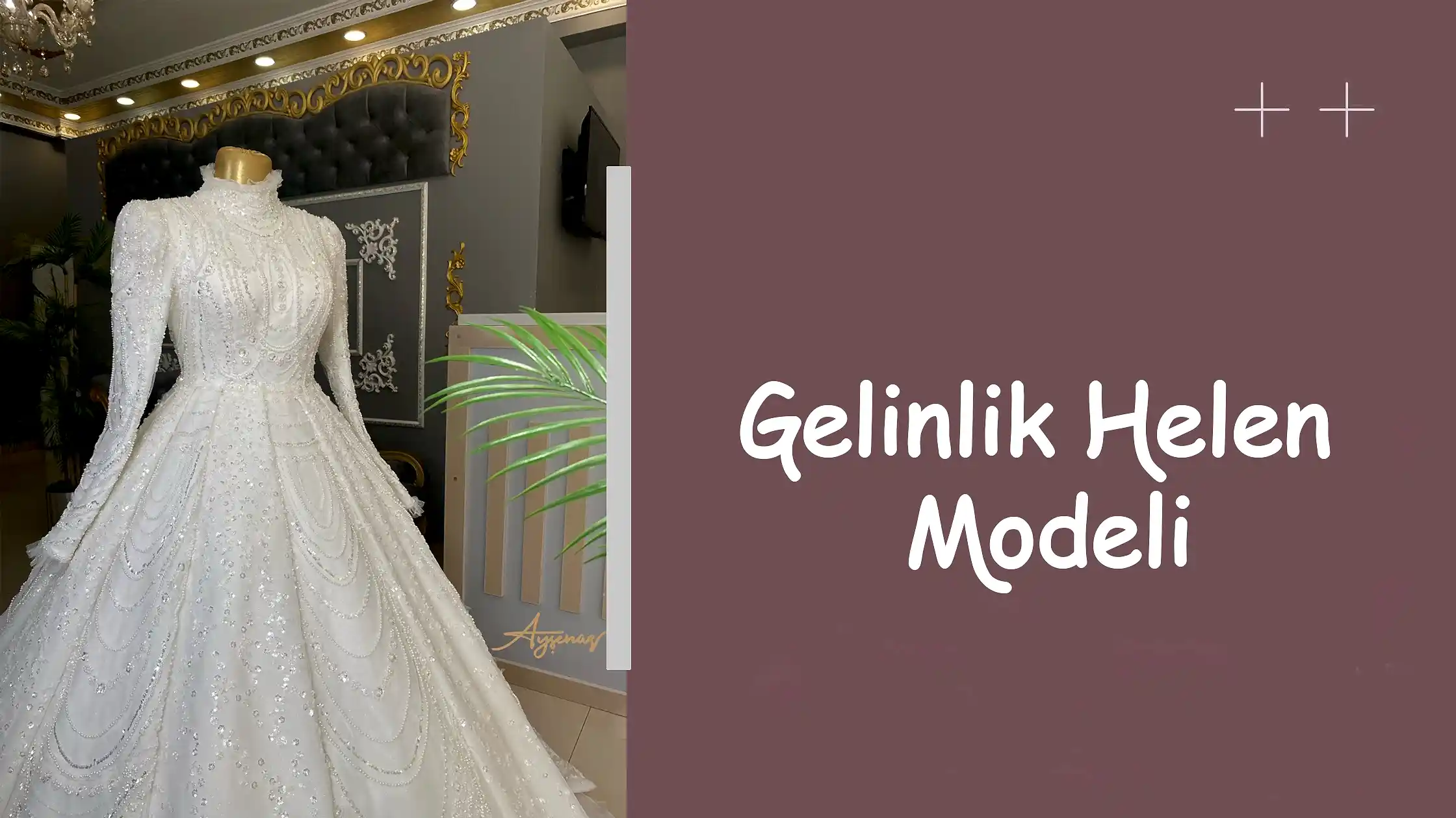 Gelinlik Helen Modeli