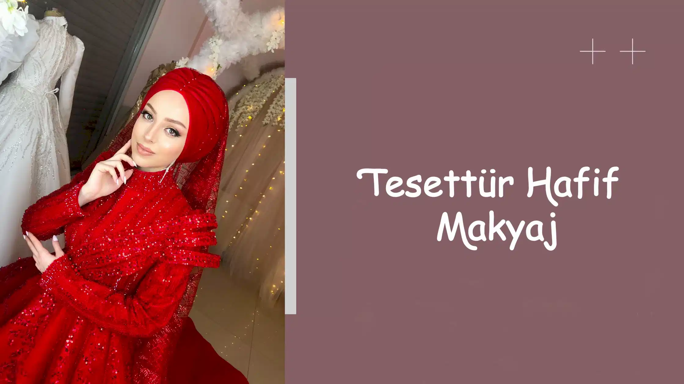 Tesettür Hafif Makyaj