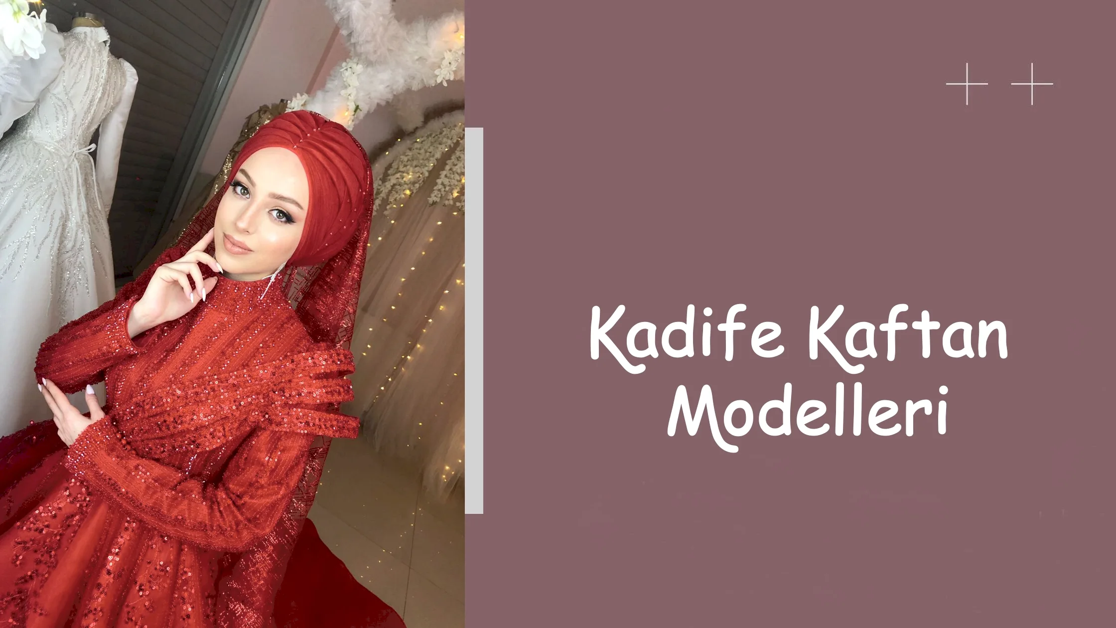 Kadife Kaftan Modelleri
