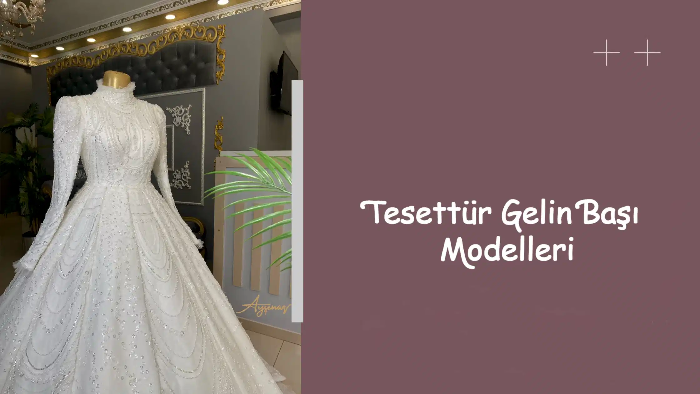 Tesettür Gelin Başı Modelleri