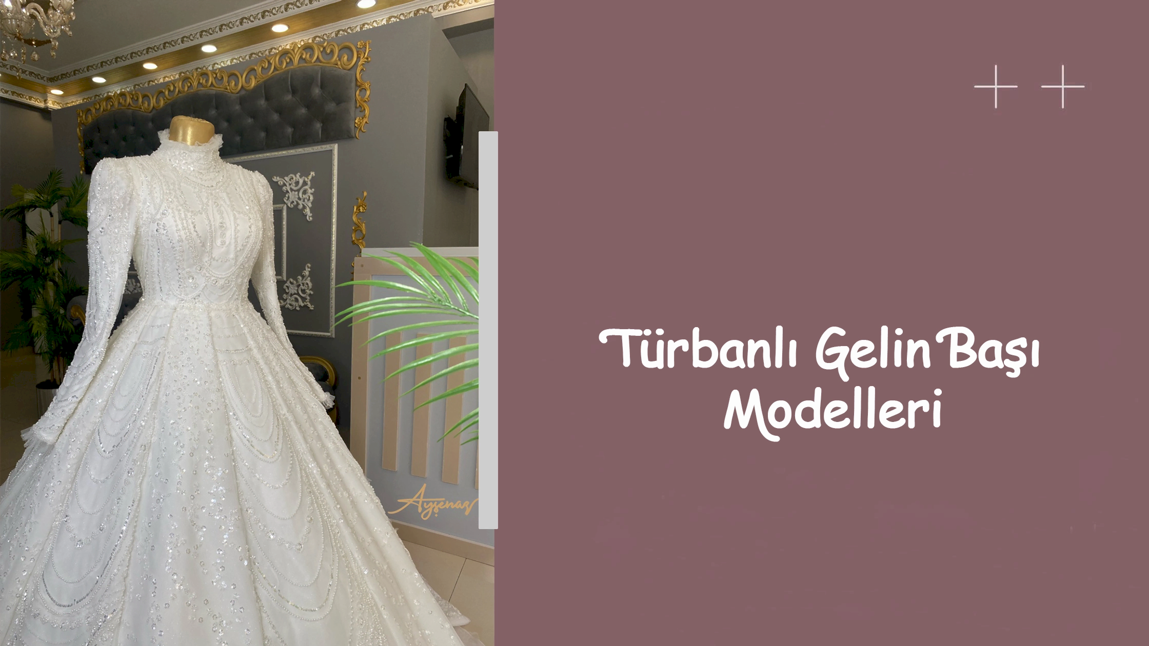Türbanlı Gelin Başı Modelleri