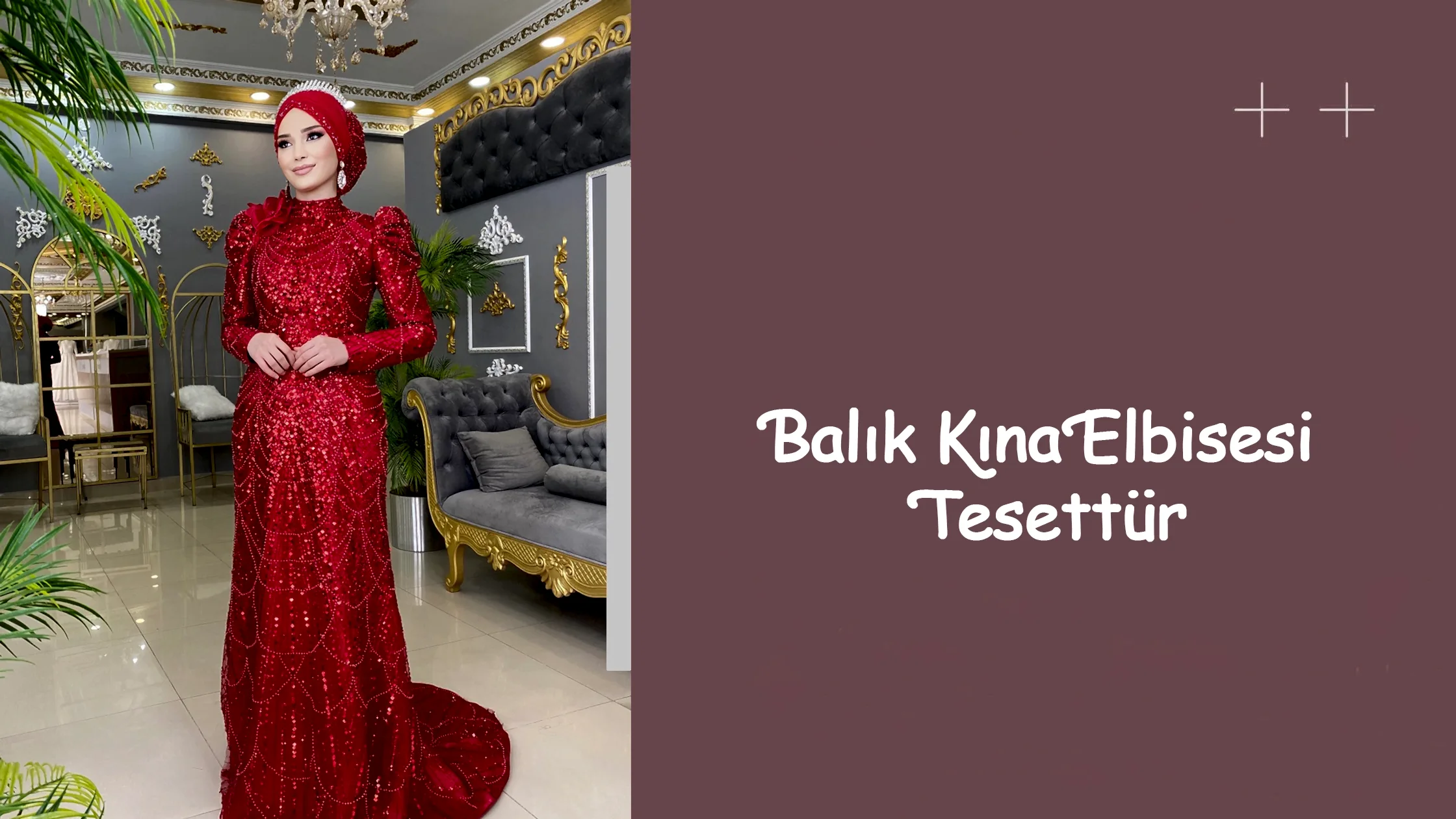 Balık Kına Elbisesi Tesettür