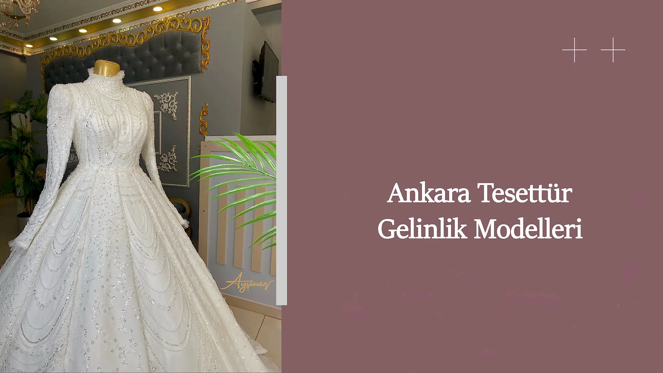 Ankara tesettür gelinlik modelleri