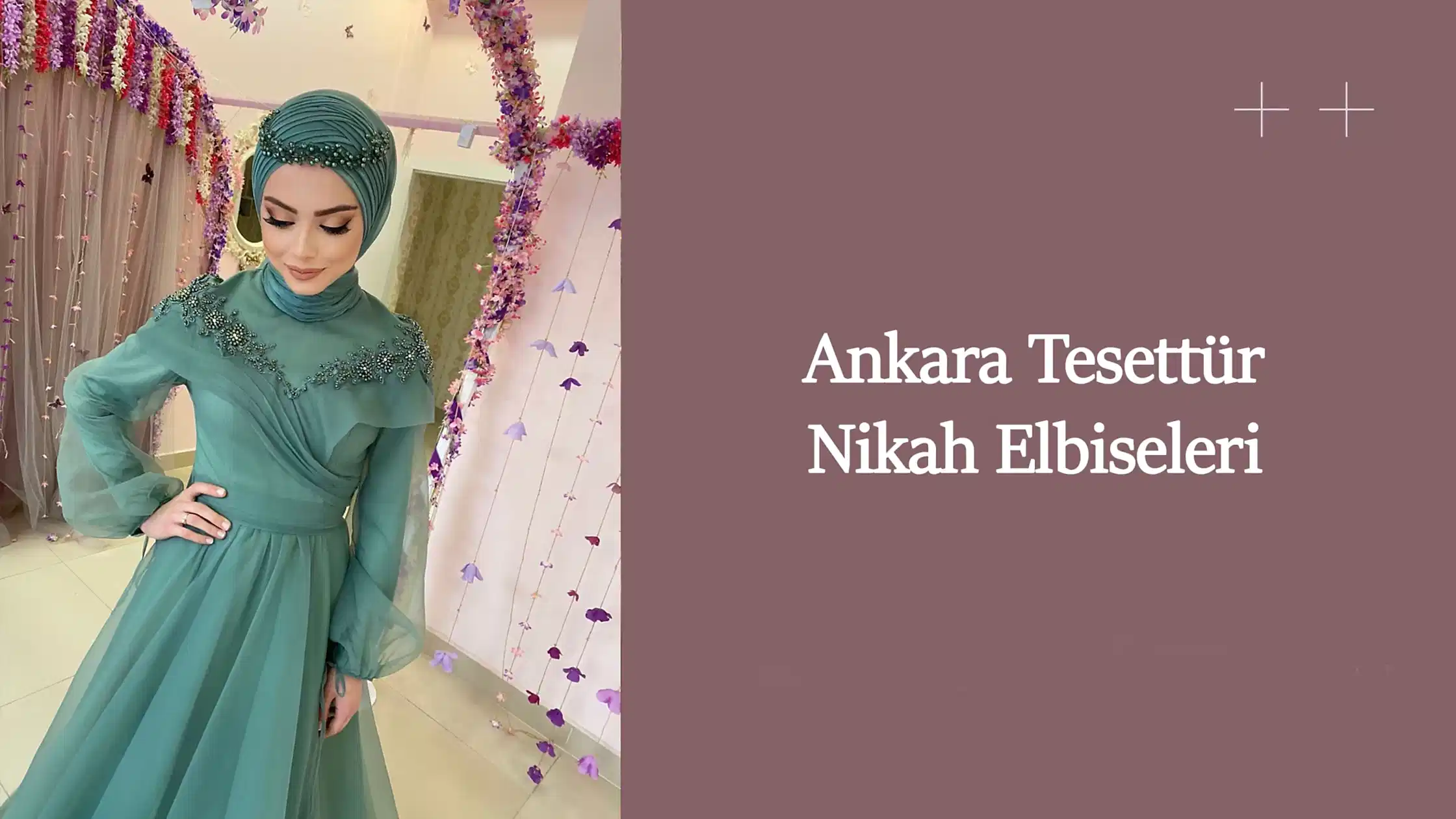 Ankara tesettür nikah elbiseleri