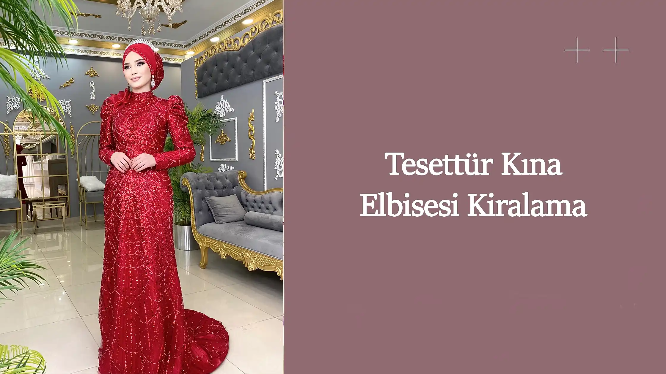 Tesettür kına elbisesi kiralama