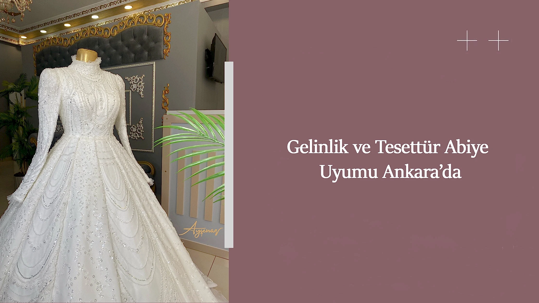 Gelinlik ve Tesettür Abiye Uyumu Ankara’da