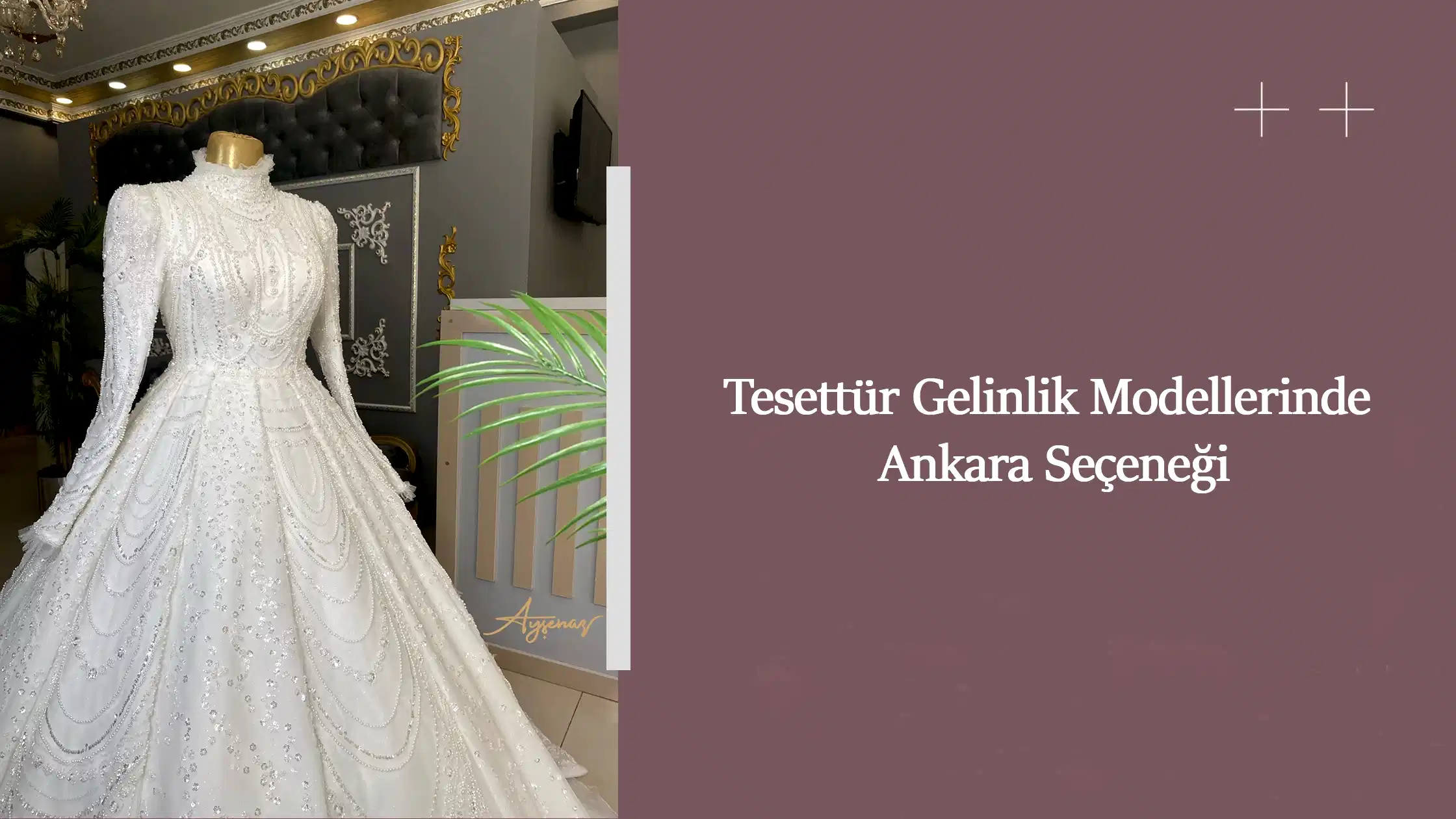 Tesettür Gelinlik Modellerinde Ankara Seçeneği