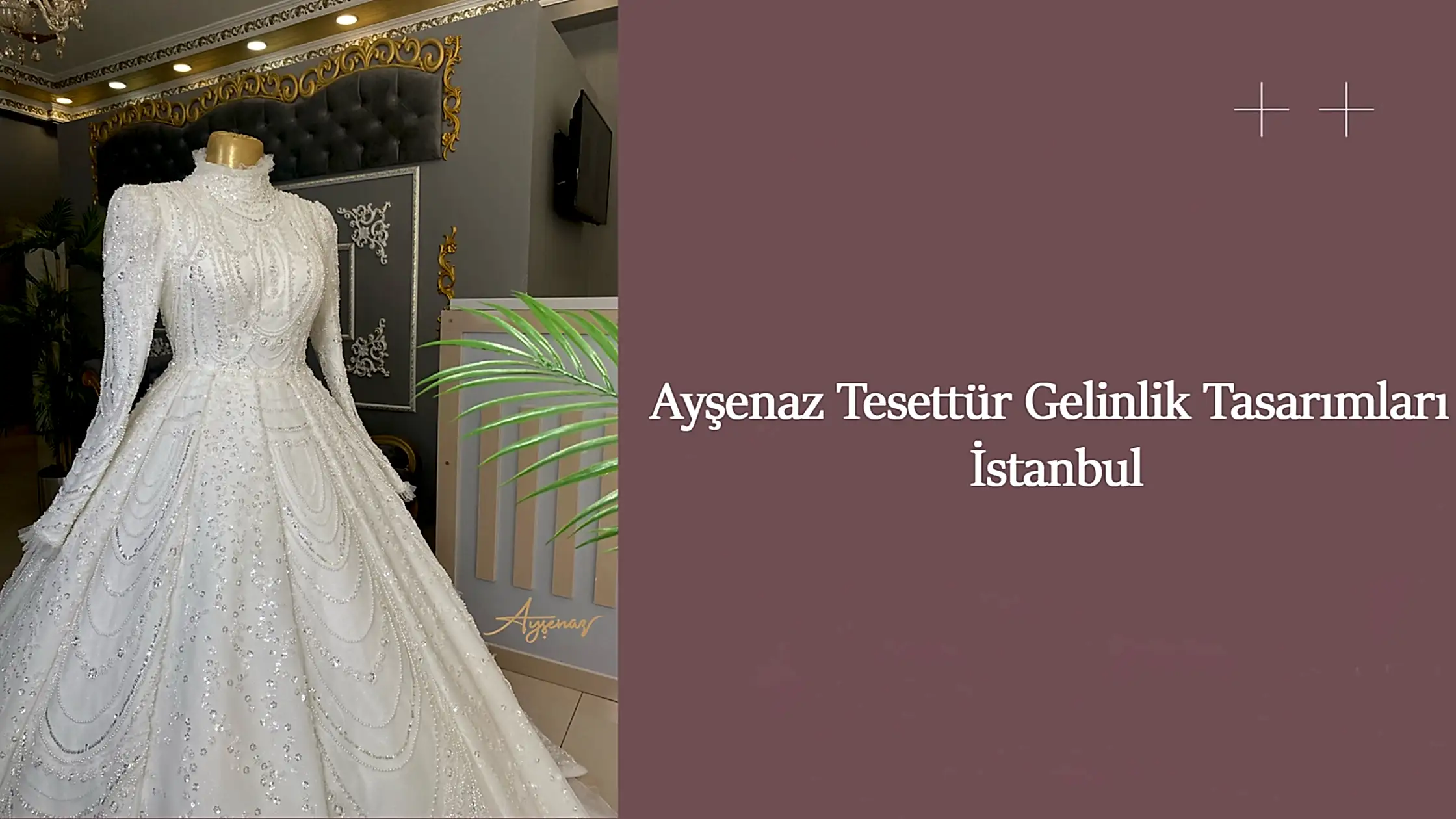 Ayşenaz Tesettür Gelinlik Tasarımları İstanbul