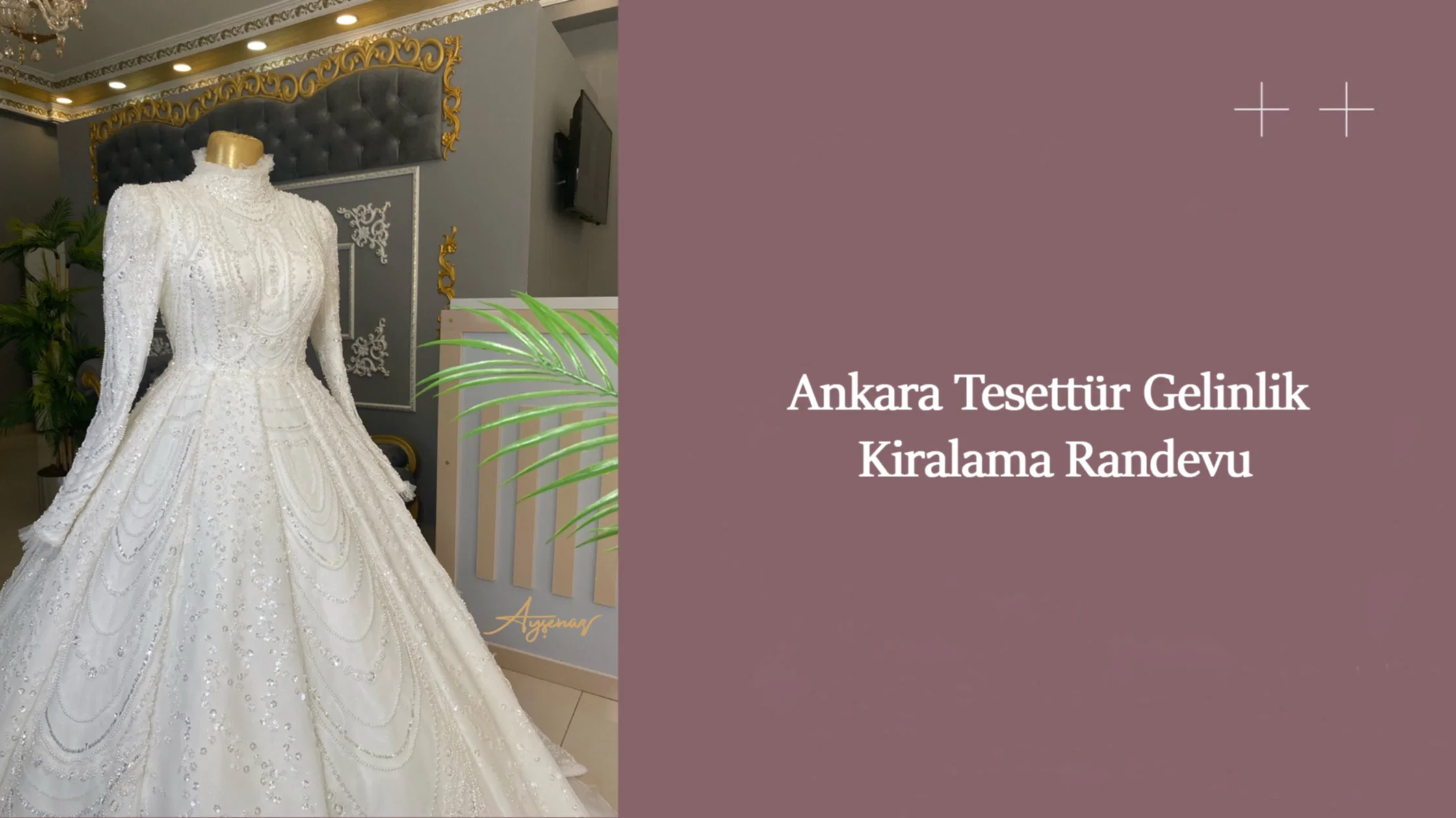 Ankara Tesettür Gelinlik Kiralama Randevu