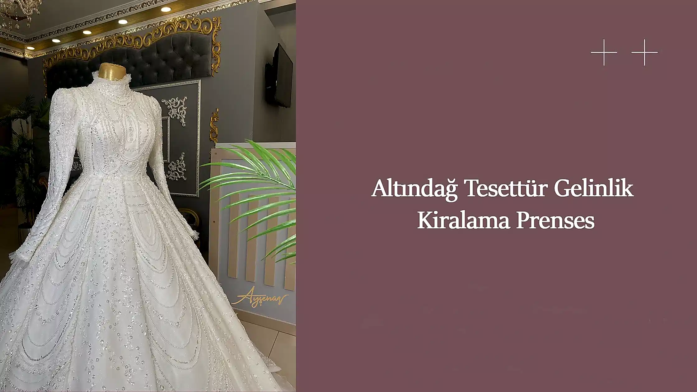 Altındağ Tesettür Gelinlik Kiralama Prenses