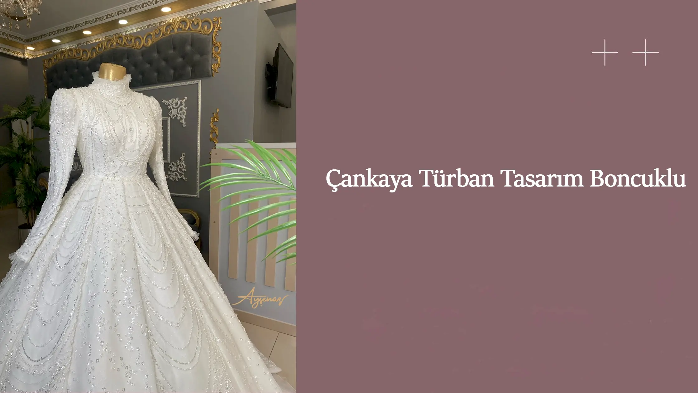 Çankaya Türban Tasarım Boncuklu