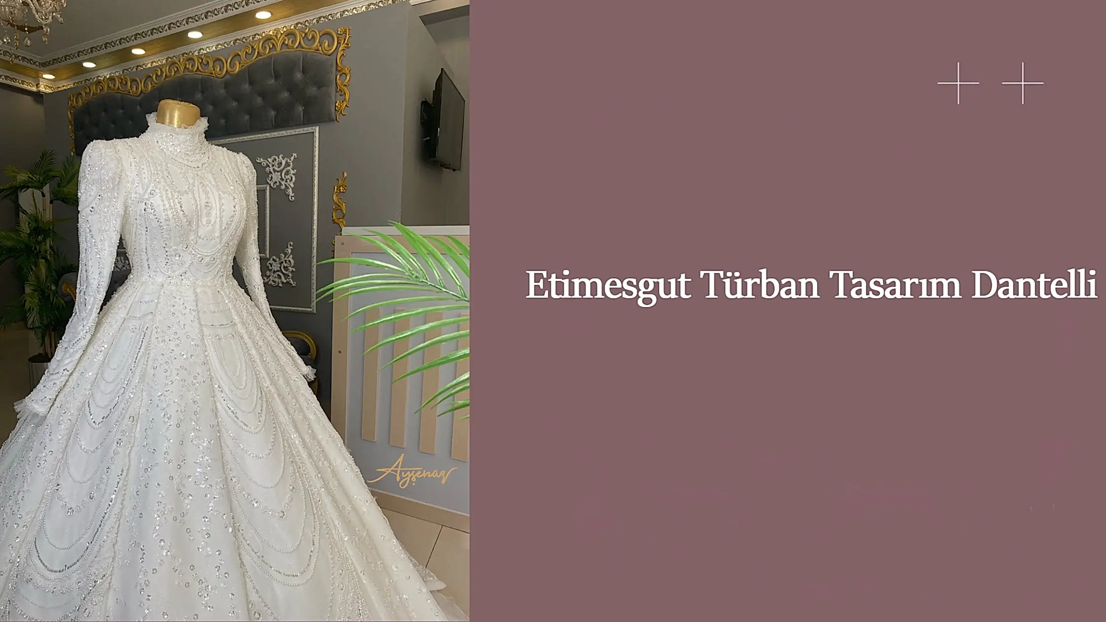 Etimesgut Türban Tasarım Dantelli