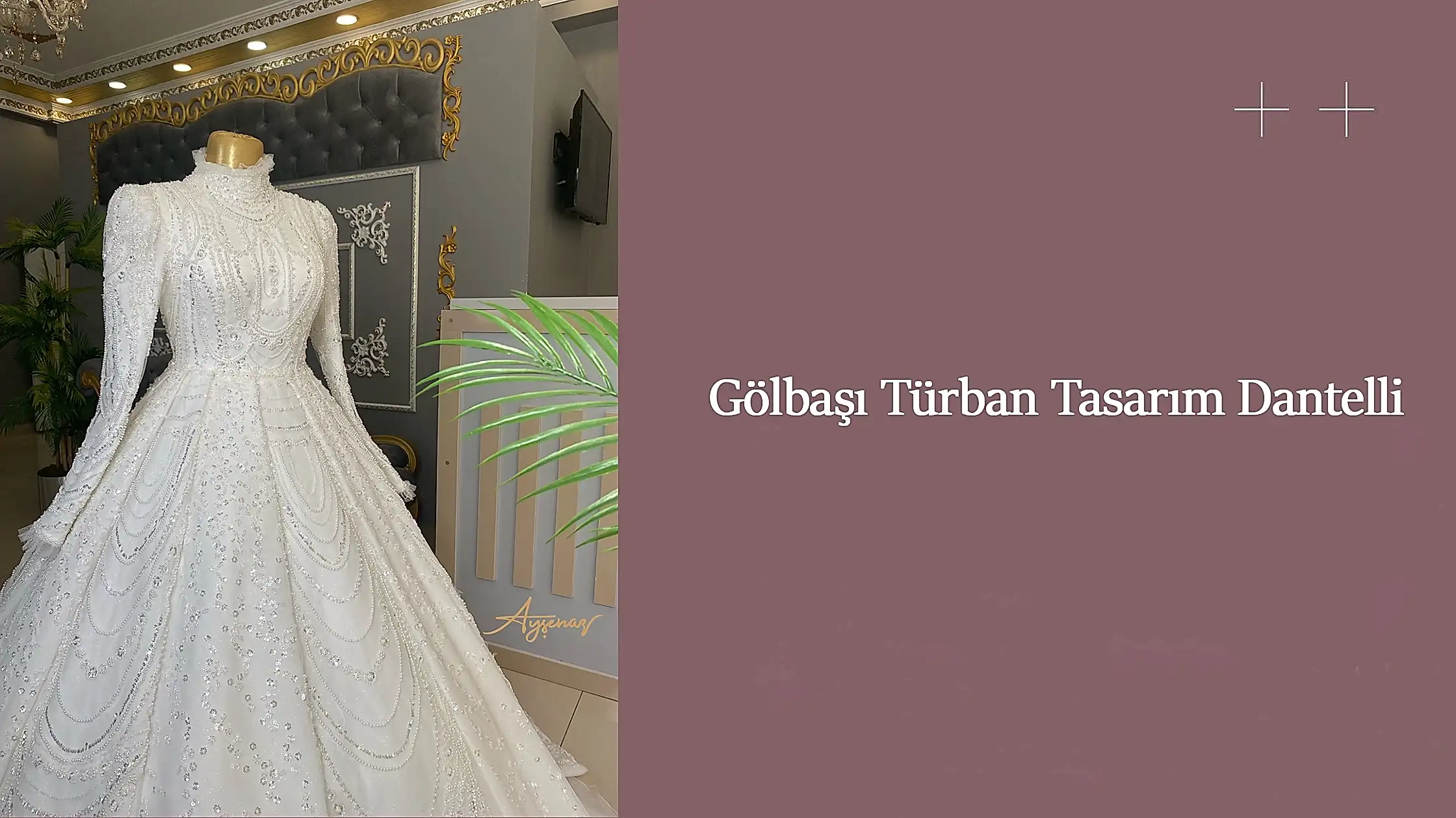 Gölbaşı Türban Tasarım Dantelli