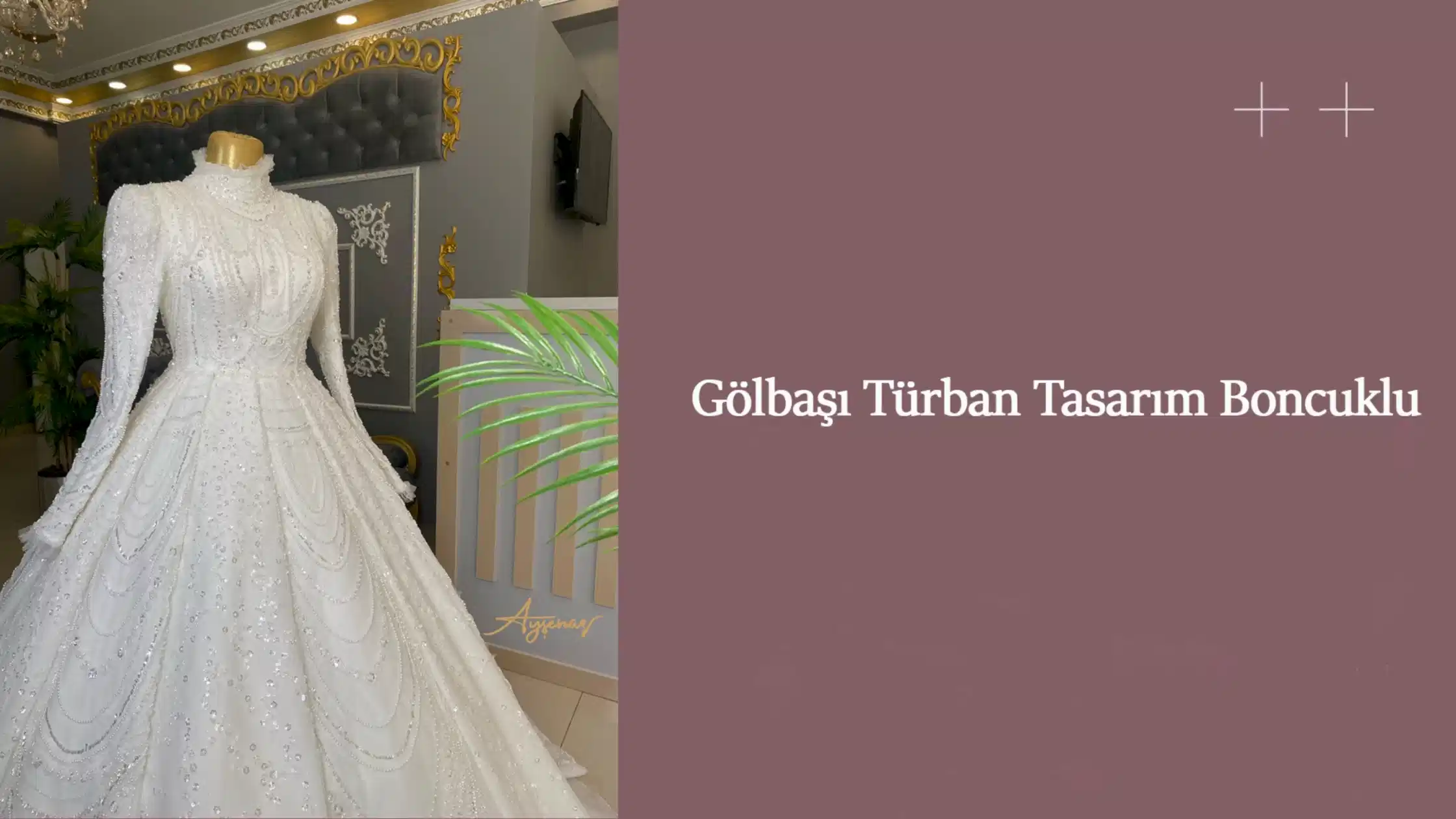 Gölbaşı Türban Tasarım Boncuklu