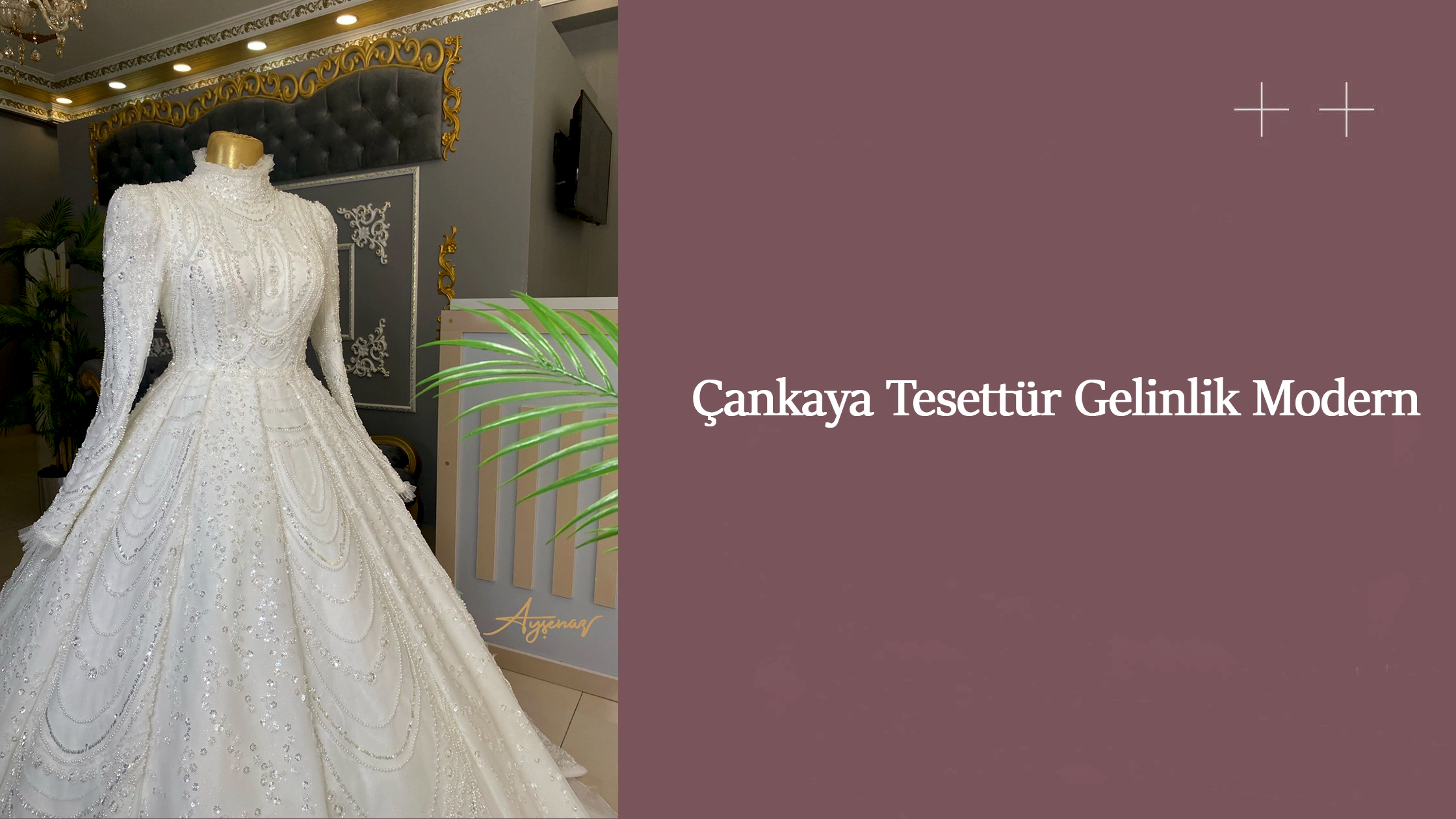 Çankaya Tesettür Gelinlik Modern