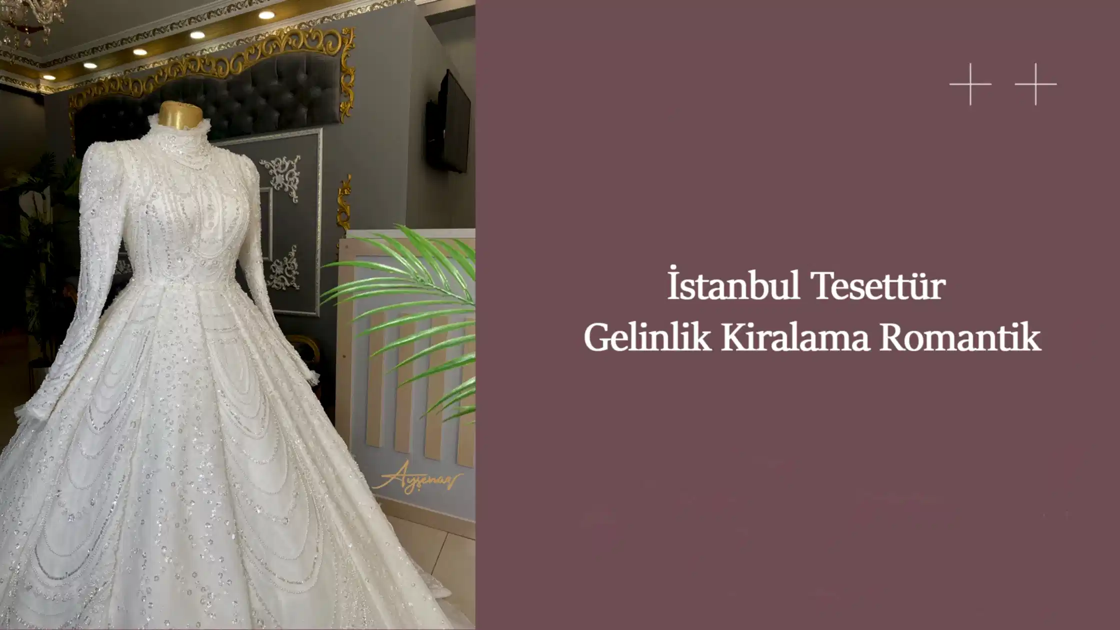 İstanbul Tesettür Gelinlik Kiralama Romantik