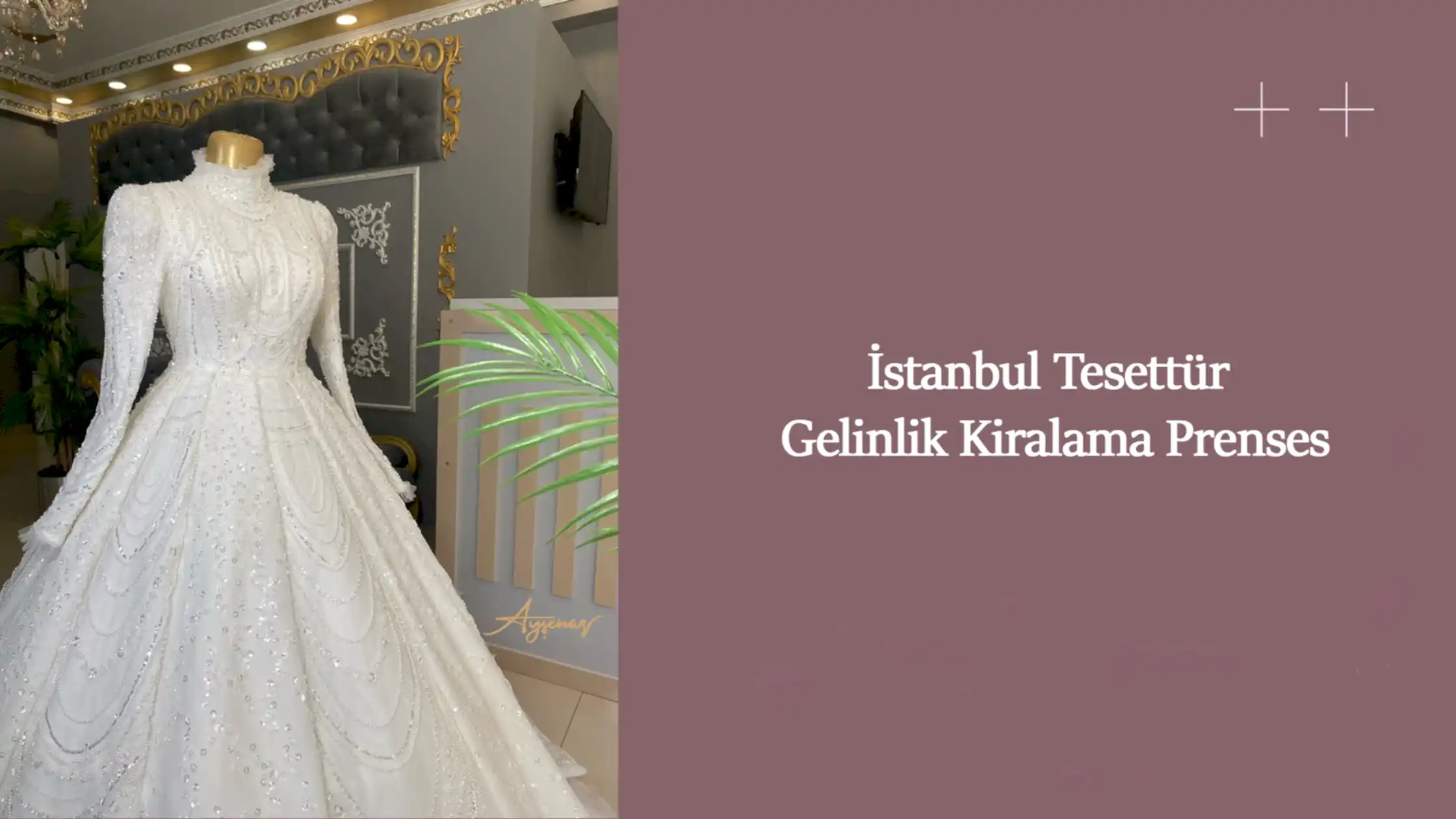 İstanbul Tesettür Gelinlik Kiralama Prenses